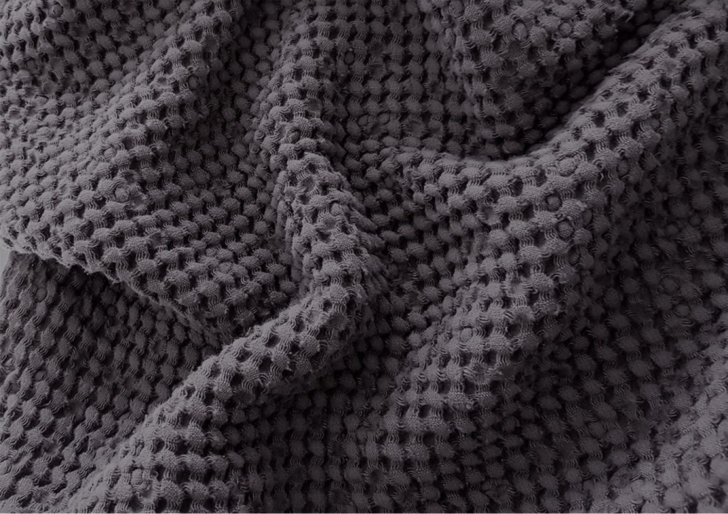 60% linen #Waffle-2-BOULEVARD stonewashed (400 g/m2 190 cm)